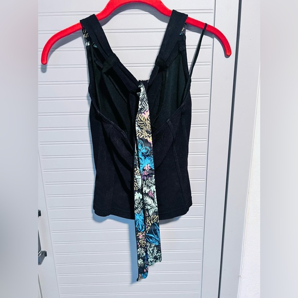 Free People Womens One Call Away Open Back V-Neck Halter Top Sz. Small EUC - Picture 5 of 12